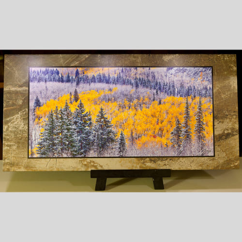Click to view detail for Forest Tapestry Stone Plaque 12x24 $180